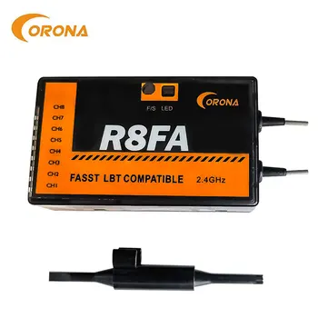 Corona R8FA 8CH 2,4 Ghz Съвместим Приемник Futaba FASST 14SG 16SZ 18SZ за 10В 12FG 14SG 16SZ 18SZ