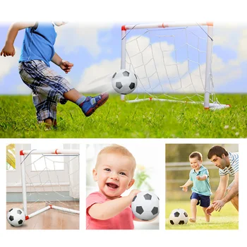 Мрежа за детски футболни врати с помпа За тренировки по футбол на закрито и на открито За деца