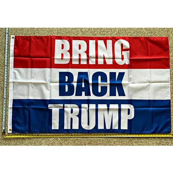 Флаг на Доналд Тръмп Безплатна ДОСТАВКА Върнете Знак Тръмп Block MAGA USA 2024 3x5'yhx0437