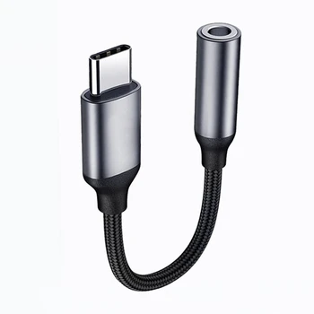 USB Type C До 3.5 Мм Aux Адаптер Type-C аудио кабел Конвертор на Аудио Слушалки Конвертор 3 5 Конектори За Samsung Galaxy S21 Ultra S20