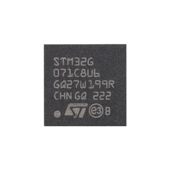 5 бр./лот STM32G071C8U6 UFQFPN-48 микроконтролери ARM - MCU Включване Arm Cortex-M0 + MCU 64 Kb флаш памет 36 Kb оперативна памет,