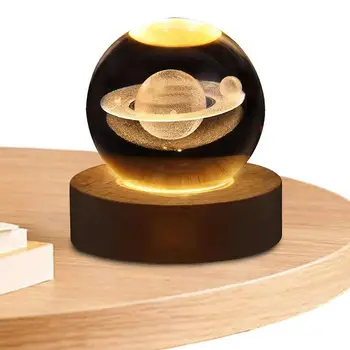 Led нощна светлина с хрустальным топка Atmosphere Light 3D ball лампа за коледен подарък на детето си за рождения Ден