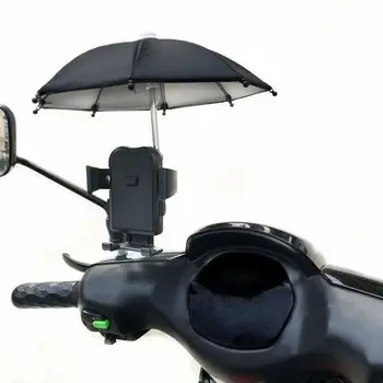 Чадър за телефон, защита от слънцето, от полиестер, държач за велосипед телефон, държач за мотоциклетни телефон, мини-чадър, шезлонг от слънцето