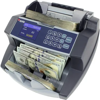 Брояч на пари от Бизнес–класа от САЩ с функция за откриване на фалшификати в UV / MG /ИНФРАЧЕРВЕНИЯ диапазон - Машина за броене на банкноти с най-добрите натоварване w / ValuCount ™