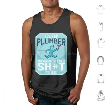 Забавен цитат на вик, тениски с принтом, Памук мем, Забавен цитат на вик, Забавен герой, Да, аз съм водопроводчик, Не, аз ще