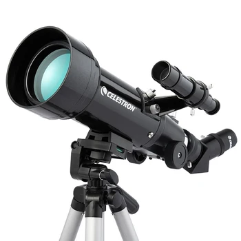 Астрономически телескоп Celestron PowerSeeker 70400, рефракционная оптична система, статив за камера, фокусно разстояние 11,25
