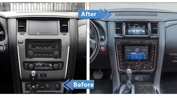 PX6 най-Новият Авто Радио с Двоен Екран, Android, GPS Навигация За Nissan Patrol Y62 2010-2020 Стерео Мултимедиен Плеър Главното Устройство 2din