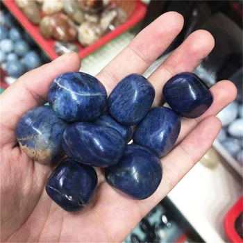 Търговия на едро с кристална содалита най-високо качество със синьо скъпоценния камък за украса на лечебни рейки