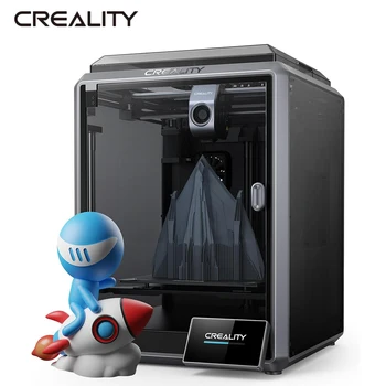 3D принтер Creality K1 Висока скорост на печат 600 мм/с максимален дебит 32 мм3/с Hotend Hands-Free Автоматично изравняване Самодиагностика на едно натискане