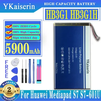YKaiserin HB3G1/HB3G1H Батерия 5900 ма За Huawei S7-303 S7-931 T1-701u S7-301w MediaPad 7 Lite S7-301u S7-302