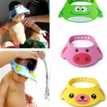 2024Baby Шапка за душ, регулируем шапка за миене на коса за новородено, защита на ушите, Безопасен детски шампоан, защитен калъф за вани