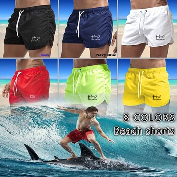 2022 Летни нови мъжки бански костюми, мъжки секси шорти, бански, мъжки бански, дишаща плажни дрехи с ниска талия, дрехи за сърфинг, дрехи за сърфиране