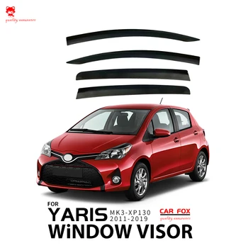 За YARIS 2011-2019 Пластмасова козирка на прозорец Вентилационни въздушни Защита от слънце и дъжд, ЗА да YARIS 2011-2019