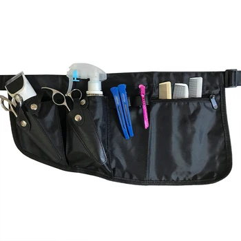Поясная чанта за фризьорски от плат 2/3, сигурно се слагат инструменти, поясная чанта наличност за ръце