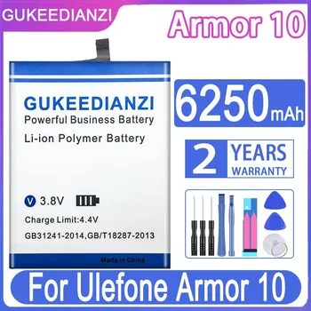 Преносимото батерия GUKEEDIANZI 6250 ма за Ulefone Armor 10 Armor10