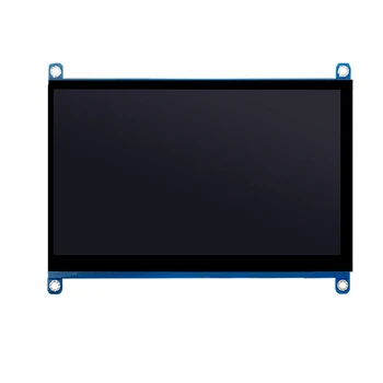 7-инчов съвместим USB-LCD монитор с капацитивен натиснете екран, 1024X600 HD, портативен монитор за Raspberry Pi