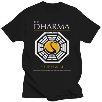 The Dharma Инициатива Lost Tv Неформална Мъжка тениска Дамски Детски размери Cols Страхотна ежедневна тениска Pride Мъжки Унисекс Нова