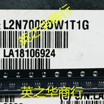 50шт оригинален нов SMD транзистор L2N7002DW1T1G SOT363