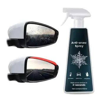 Растапливание лед в автомобили, дълга разморозка, пръски от сняг на предното стъкло, ефективно противогололедное средство и спрей за премахване на сняг, които са защитен филм