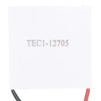 TEC1-12705 Термоелектрически охладител на радиатора 40x40 мм Охлаждаща плоча Пелтие Хладилен модул Лабораторно оборудване