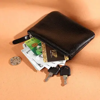 Модерен класически портфейл за монети с изображение Личи, висококачествен калъф за самоличност, женски Мъжки портфейл, парична клатч, в чантата си-торбичка