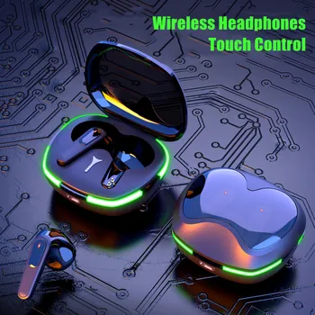 Безжични слушалки, шумоподавляющие стерео слушалки с микрофон, водоустойчиви слушалки, Bluetooth със сензорен контрол на Huawei, Xiaomi