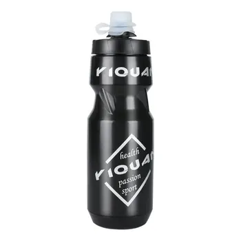 Спортна бутилка за вода за планинско колоездене с пылезащитной капак, пластмасова бутилка за вода за колоездене на открито, экструдированный чаша за вода с голям капацитет