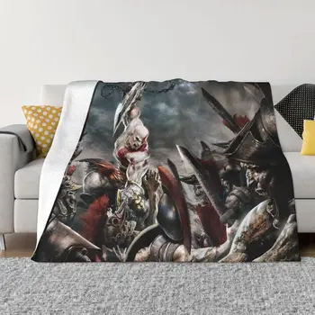 Crochet одеяла God Of War Kratos отвътре Warrior Game Лесно покривки за легла