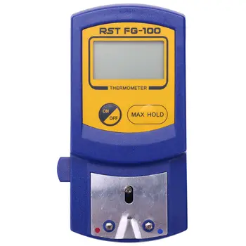 FG-100 Цифрови уши за паяльника, термометър, тестер температура за накрайници за паяльника + 5 бр. бессвинцовых сензори 0-700C