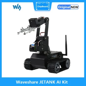 Комплект от изкуствен интелект Waveshare JETANK, мобилен робот на роботите с изкуствен интелект, робот с изкуствен зрение, въз основа на набор разработчик в jetson Nano (по избор)