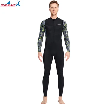 2023, Нова мъжка мода, едно парче плажен слънцезащитен костюм с медузи♫, Водни спортове, гмуркане, быстросохнущий костюм за сърф, M-3XL