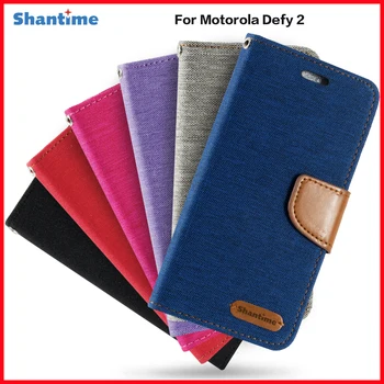 Флип калъф от изкуствена кожа за Motorola Defy 2, бизнес-калъф за Motorola Defy 2, държач за карти, силиконова рамка за снимка, чанта-портфейл, чанта за носене