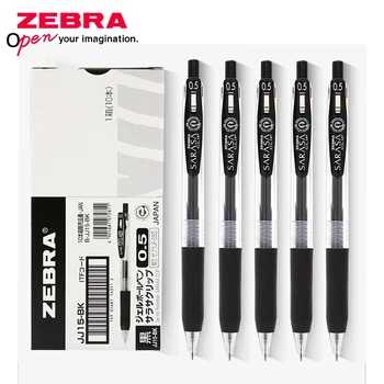 Японската Гел писалка ZEBRA JJ15 Black Press Water Pen Set Маркови Канцеларски материали Химикалка Писалка Специална Подмяна на Основната 0.5 Student