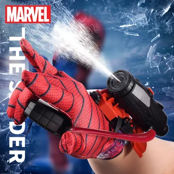 Нов Комплект за Стартиране Фигури на спайдърмен на Marvel, Детски Воден Пистолет за Игри на Открито, Cosplay, Определени за Стартиране Ръкавици, Играчки за Деца, Подарък