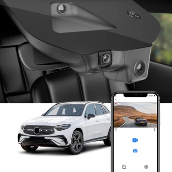 Видеорекордер 4K за Mercedes Benz GLC X254 (2-ро поколение) 2023, Автомобилен видеорекордер Fitcamx Видеорекордер един dashcam Камера, WIFI 2160P Contorl от приложението