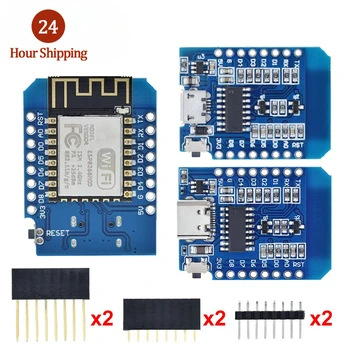 D1 Mini TYPE-C/MICRO ESP8266 ESP-12F CH340G V2 USB D1 Mini WIFI Такса Развитие D1 Mini NodeMCU Lua ИН Такса 3,3 Със Заключенията