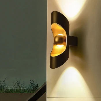 Led външен стенен монтаж лампа Водонепроницаемое верандата на Градинско осветление 6 W Вътрешен стенен монтаж лампа за Разкрасяване, спалня и хол, коридор, стълбище осветителни тела