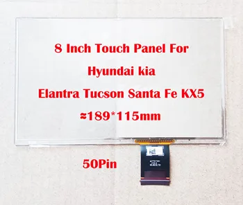 8-Инчов Сензорен Екран Digitizer C080VAT01. V. 2 За Hyundai Tuson Stanta Elantra KIA KX5 ≈189*115 мм 50Pin