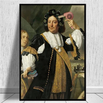 Известният портрет на Эрта ван Неса Върху Платно, Картини Лейтенант-адмирал, Плакати и Щампи На Стената, Художествена Картина за вашия интериор, Хол Куадроса
