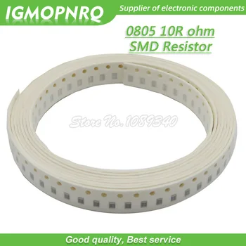 300шт 0805 SMD резистор 10 Ома чип-резистор 1/8 W 10R Ти 0805-10R