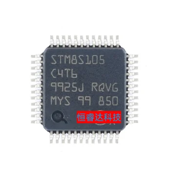 1 бр./лот Нов Оригинален STM8S105C4T6TR STM8S105C4T6 LQFP-48 16 Mhz, 16 KB Флаш памет, 8-битов микроконтролер MCU LQFP48