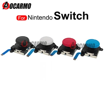 За Nintendo Switch 3D Бутон за Палеца Рычажные Дръжки Сензор JoyCon Контролер Джойстик Резервни Части За Ремонт на