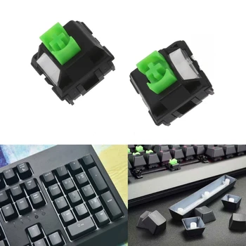 4шт зелени ключове RGB за игрални клавиатури Razer Blackwidow Вал за механична клавиатура