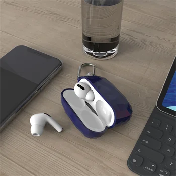 Калъф за Apple Airpods Pro, калъф за слушалките от TPU, с брелоком за Airpods Pro