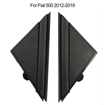 Висококачествена Триъгълна тампон върху огледалото за обратно виждане 1x Матово черни лайсни за огледало на хартата на LH и RH 2 елемента високо качество