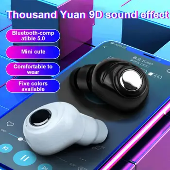 Нови мини-невидими безжични слушалки Ture С шумопотискане, слушалки, 