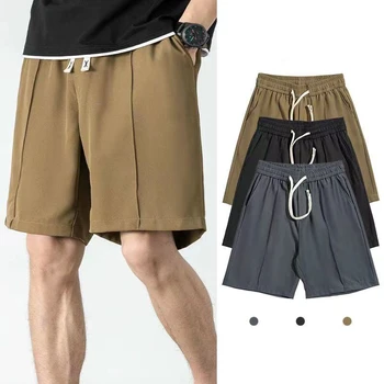 Спортни къси панталони с мрежа за джогинг, баскетбол, фитнес, обикновена, дишащи от пот, Всекидневни, свободни панталони големи размери, мъжки летни Z43