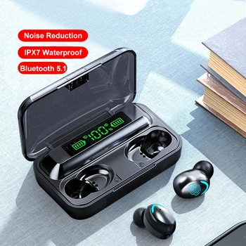 TWS Bluetooth Слушалки ACS Стерео True Безжични Слушалки за спорт IPX7 Водоустойчив с Шумопотискане и Микрофон Детска Слушалки