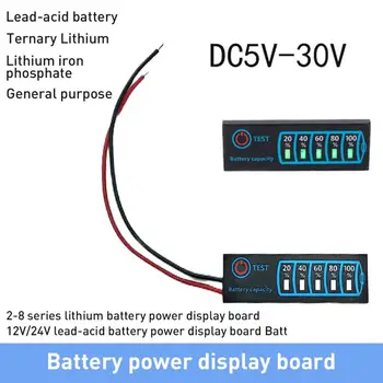 Тестер за зареждане на литиево-йонна батерия BMS 3S, led дисплей, тестер капацитет Li-po Li-ion, индикатор за нивото на мощност, горивна такса за електрически инструмент
