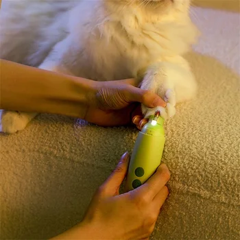 Ножица за нокти на домашни любимци с led подсветка и стригане за котки и дребни животни, професионален инструмент, за да се грижи за къщата, Тримери за нокти на куче